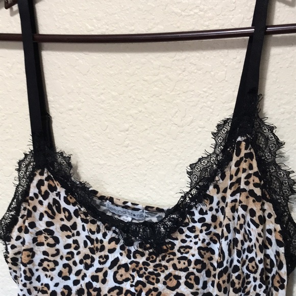 Seeing Stars 2 Piece Animal Print And Lace Short PJs. Good Condition. Size 1X. - Picture 7 of 14